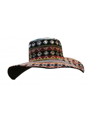 Embellished Durrie Hat