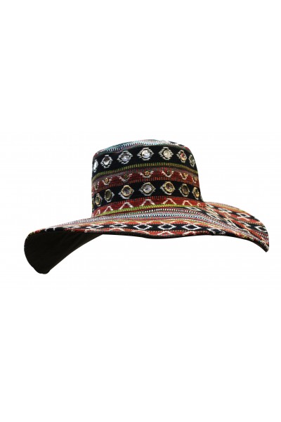 Embellished Durrie Hat
