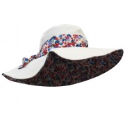 Floral bow hat