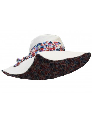 Floral bow hat