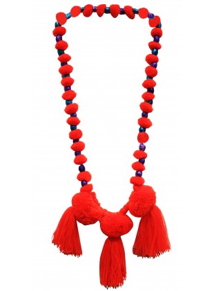 Bright blush neckpiece