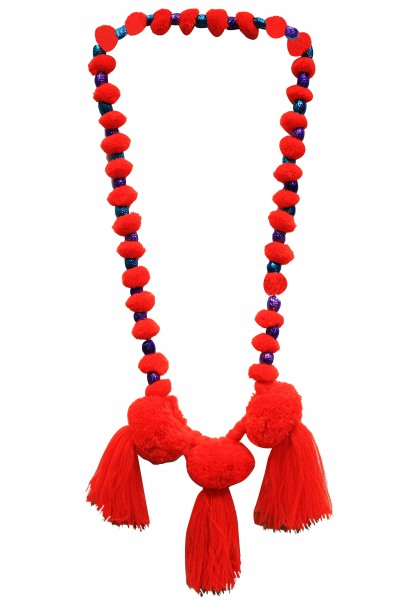 Bright blush neckpiece